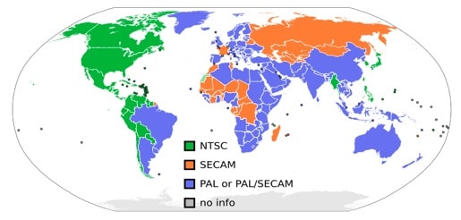 Analógové štandardy PAL, NTSC, SECAM